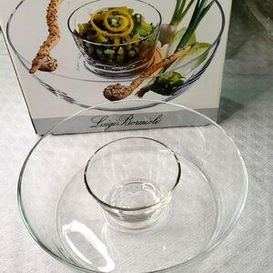 Luigi Botmioli 2 Piece Crystal Party Set
